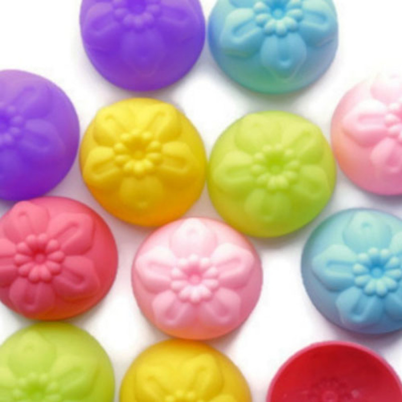 "MOLD" Flower Mold, size 5 cm. (1 set 12 pcs) - พิมพ์วุ้น ดอกพลัม