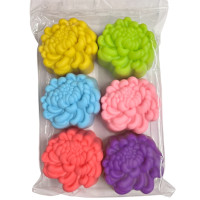 "MOLD" Mums Flower Mold, size 5 cm. (1 set 12 pcs) -  แม่พิมพ์วุ้น ดอกเบญจมาศ