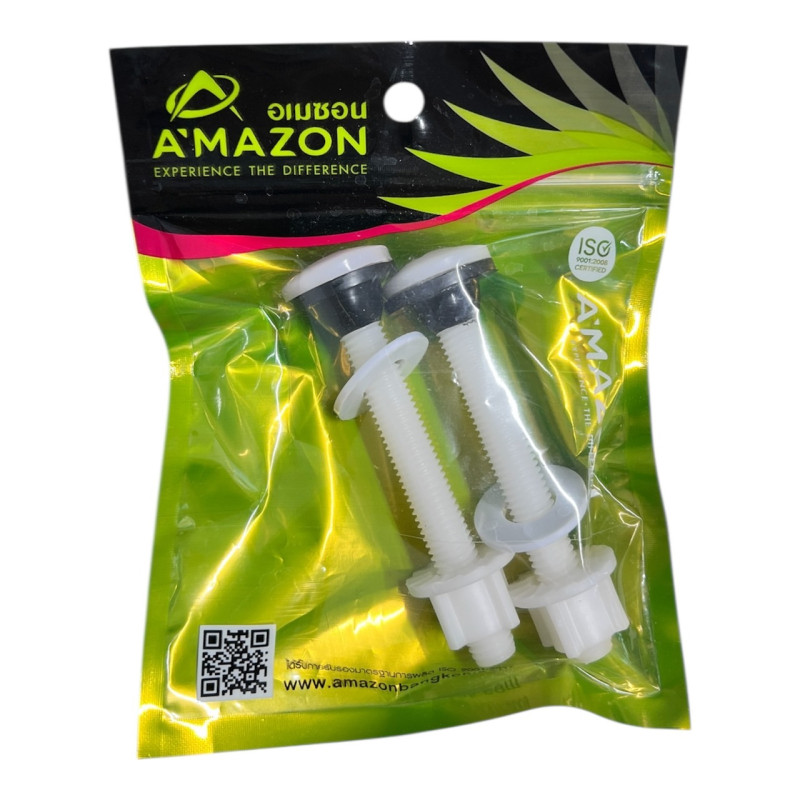 "อเมซอน" น็อตยึดถังชักโครก (1 ชุด)