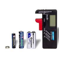 "NO BRAND" BT-168D Batteries Tester, Digital Battery Tester (1 pc)