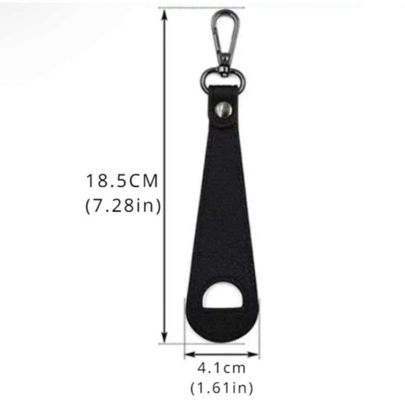 "NO BRAND" Travel Leather Hat Clip Suitable for Suitcases, Backpacks, School Bags (1 pc) - คลิปหนังหนีบกระเป๋า อเนกประสงค์ สำหรับนักเดินทาง