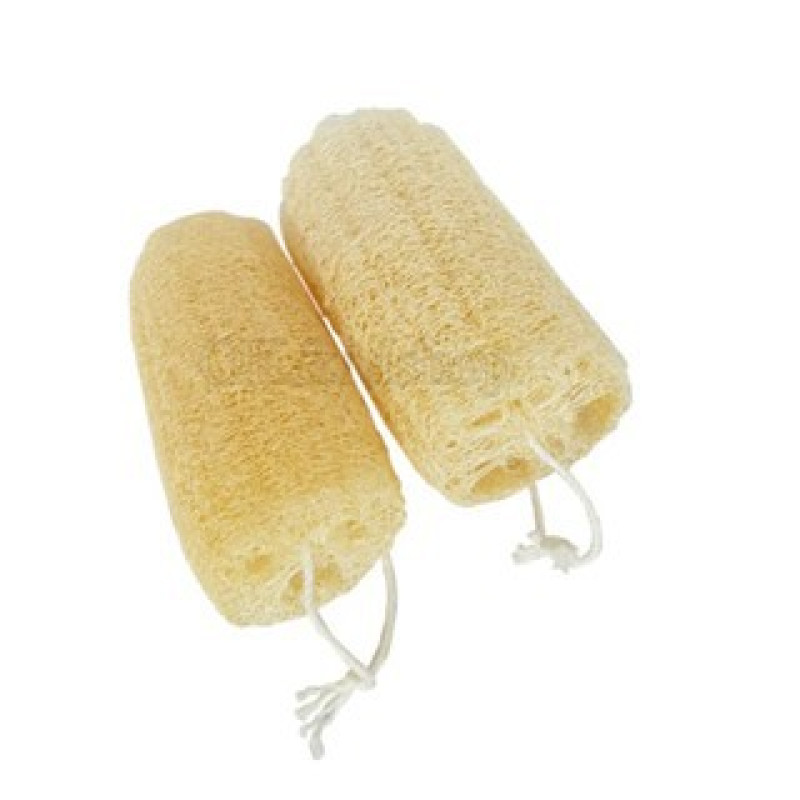 "NO BRAND" Natural Loofah Scrubber (1 pc) - ใยบวบ "NO BRAND" Natural Loofah Scrubber (1 pc) - ใยบวบ