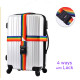 "NO BRAND" Heavy Duty Luggage Belt - 4 ways with locks (1 unit)
