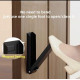 "NO BRAND" Stainless Steel Folding Door Stopper - Black (1 pc) - ที่คั่นประตู