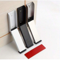 "NO BRAND" Stainless Steel Folding Door Stopper - Black (1 pc) - ที่คั่นประตู