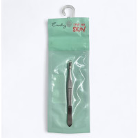 "No Brand" Slant Tweezers (1 pc) - แหนบ "No Brand" Slant Tweezers (1 pc) - แหนบ