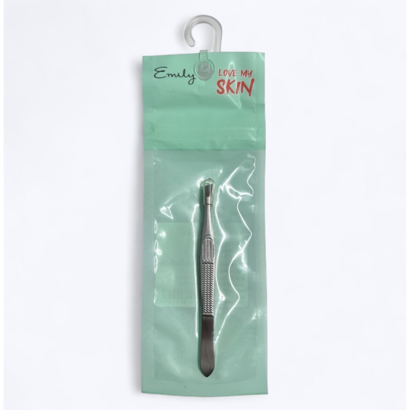 "No Brand" Slant Tweezers (1 pc) - แหนบ