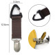 "NO BRAND" Travel Essential Hat or Bags Clip (1 pc) - คลิปหนีบกระเป๋า อเนกประสงค์ สำหรับนักเดินทาง "NO BRAND" Travel Essential Hat or Bags Clip (1 pc) - คลิปหนีบกระเป๋า อเนกประสงค์ สำหรับนักเดินทาง