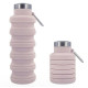 "NO BRAND" Travel Water Bottle - Pink (1 pc) - ขวดน้ำพับได้ "NO BRAND" Travel Water Bottle - Pink (1 pc) - ขวดน้ำพับได้