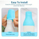 "NO BRAND" Leak Proof Silicone Travel Bottle Covers (5 pc) - จุกซิลิโคน ยืดหยุ่น กันรั่วซึม แบบพกพา
