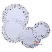 "BAKERY" Paper Paper Cake Doilies Disposable Lace size 3.5", 4.5" or 6"  (250 pc) - รองเค้ก ดอลลี่ "BAKERY" Paper Paper Cake Doilies Disposable Lace size 3.5", 4.5" or 6"  (250 pc) - รองเค้ก ดอลลี่
