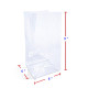 "CRAB" Clear Plastic Bags Pleated Bag Size 6"x 9" (500gram) - ถุงจีบ
