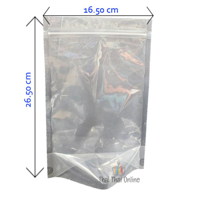 "NO BRAND" Food Bag  size16*26 cm. (1 set 50 pcs) - ถุงใส่ขนม