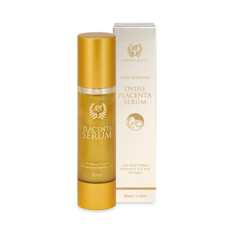 "Nature's Beauty" Placenta Gold Serum (50 ml. x 3 bottles) - เซรั่ม รกแกะ