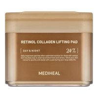 "MEDIHEAL" Retinol Collagen Lifting Toner Pad (100 ea/180 ml.) - โทนเนอร์แพด เรตินอลบริสุทธิ์และคอลลาเจน