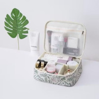 "NO BRAND" Cosmetic Bag (1 pc) - กระเป๋าเครื่องสำอางแบบแบ่งช่อง 