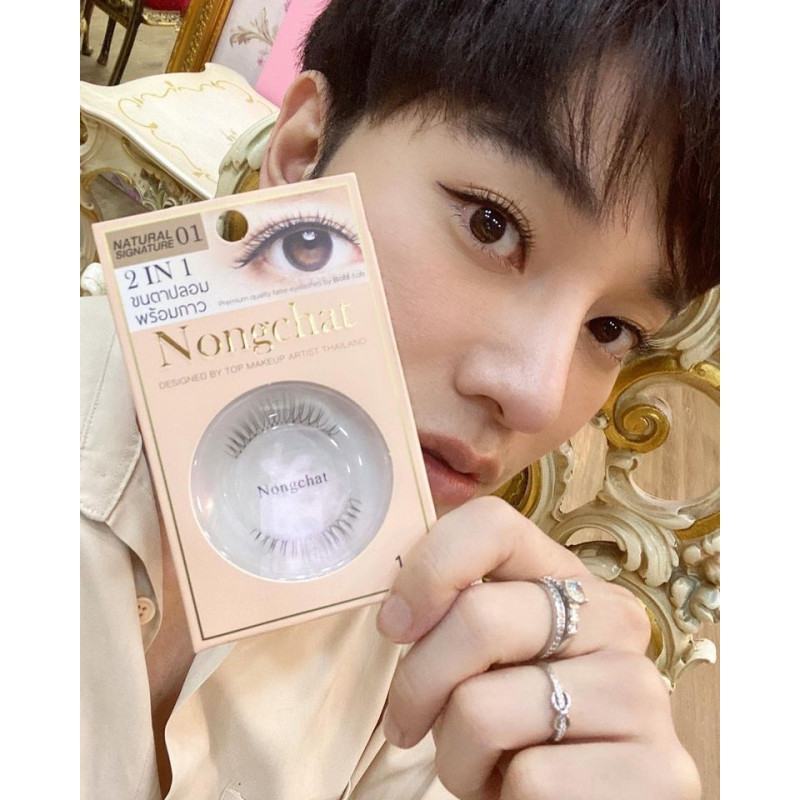 "NONGCHAT" False Eyelashes - NO.01  -  น้องฉัตร