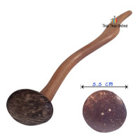"SANGDAMRONG" Spoon - Coconut Shell Head (1 pc) "SANGDAMRONG" Spoon - Coconut Shell Head (1 pc)
