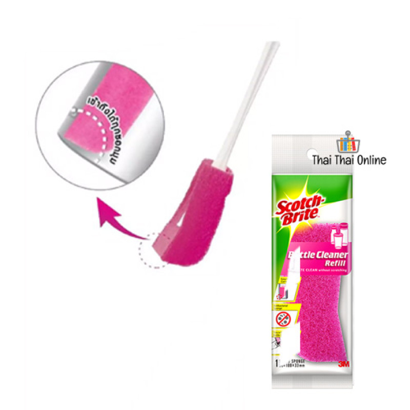 "Scotch-Brite®" Bottle Cleaner REFILL Only (1 pc) - สก๊อตช์-ไบรต์