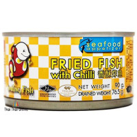 "SMILING FISH" Fried Fish with Chili (90 grams) - ปลากระป๋อง "SMILING FISH" Fried Fish with Chili (90 grams) - ปลากระป๋อง