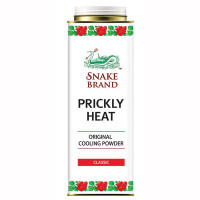 "SNAKE BRAND" Prickly Heat Cooling Powder CLASSIC (280 grams) "SNAKE BRAND" Prickly Heat Cooling Powder CLASSIC (280 grams)