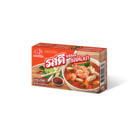 "ROS DEE" Tom Yum Cube (2 Cubes/24 grams) - "รสดี" ซุปก้อน รสต้มยำ สูตรน้ำพริกเผา