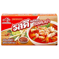 "ROS DEE" Tom Yum Flavor Cube (6 Cubes/72 g.) - ต้มยำ "ROS DEE" Tom Yum Flavor Cube (6 Cubes/72 g.) - ต้มยำ