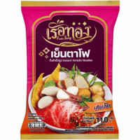"RUEA THONG" Instant Yentafo Noodle Noodle (110 grams) - "เรือทอง" ก๋วยเตี๋ยวเย็นตาโฟ-เส้นเล็ก "RUEA THONG" Instant Yentafo Noodle Noodle (110 grams) - "เรือทอง" ก๋วยเตี๋ยวเย็นตาโฟ-เส้นเล็ก