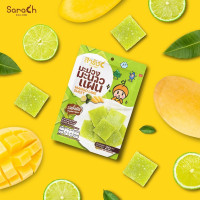 "SARACH" Mango Lime Sheet (20 grams)  - "สารัช" มะม่วงผสมมะนาวแผ่น