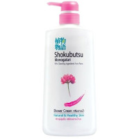 "SHOKUBUTSU Monogatari" Shower Cream CHINESS MILK VETCH Pink (Pump Bottle 400 ml) - "โชกุบุสซึ โมโนกาตาริ" ครีมอาบน้ำ