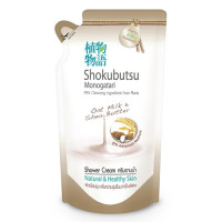 "SHOKUBUTSU Monogatari" Shower Cream OAT MILK & SHEA BUTTER (Refill 400 ml) - ครีมอาบน้ำ