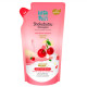 "SHOKUBUTSU Monogatari" Shower Cream WHITENING CHERRY & HOKKAIDO MILK (Refill 500 ml) - ครีมอาบน้ำ