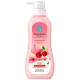 "SHOKUBUTSU Monogatari" Shower Cream WHITENING CHERRY & HOKKAIDO MILK (Pump Bottle 500 ml) - ครีมอาบน้ำ