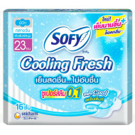 "SOFY" Sanitary Napkin Cooling Fresh Slim Wing 25 cm. Super Slim 0.1 (14 pcs) - โซฟี  ผ้าอนามัย