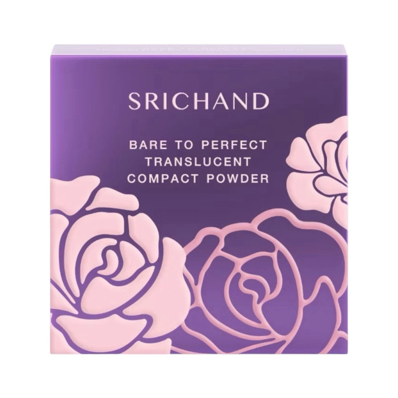 "SRICHAND" Bare To Perfect Translucent Compact Powder (9 grams)  - "ศรีจันทร์" แป้งอัดแข็ง เซ็ตหน้าเป๊ะ
