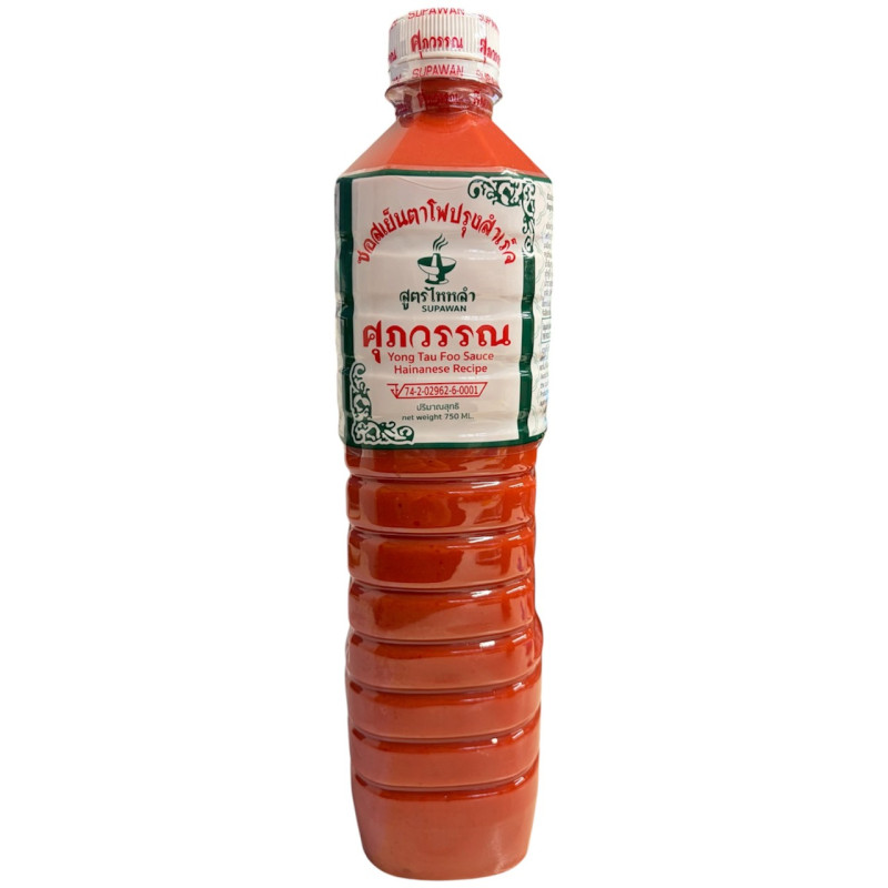 "SUPAWAN" Yen Ta Fo Sauce (750 mL) - "ศุภวรรณ" ซอสเย็นตาโฟ "SUPAWAN" Yen Ta Fo Sauce (750 mL) - "ศุภวรรณ" ซอสเย็นตาโฟ