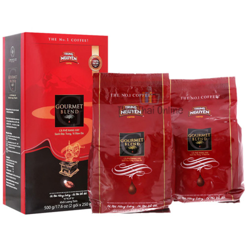 "TRUNG NGUYEN" Gourmet Blend Ground Vietnamese Coffee (500 g.) - กาแฟ "TRUNG NGUYEN" Gourmet Blend Ground Vietnamese Coffee (500 g.) - กาแฟ