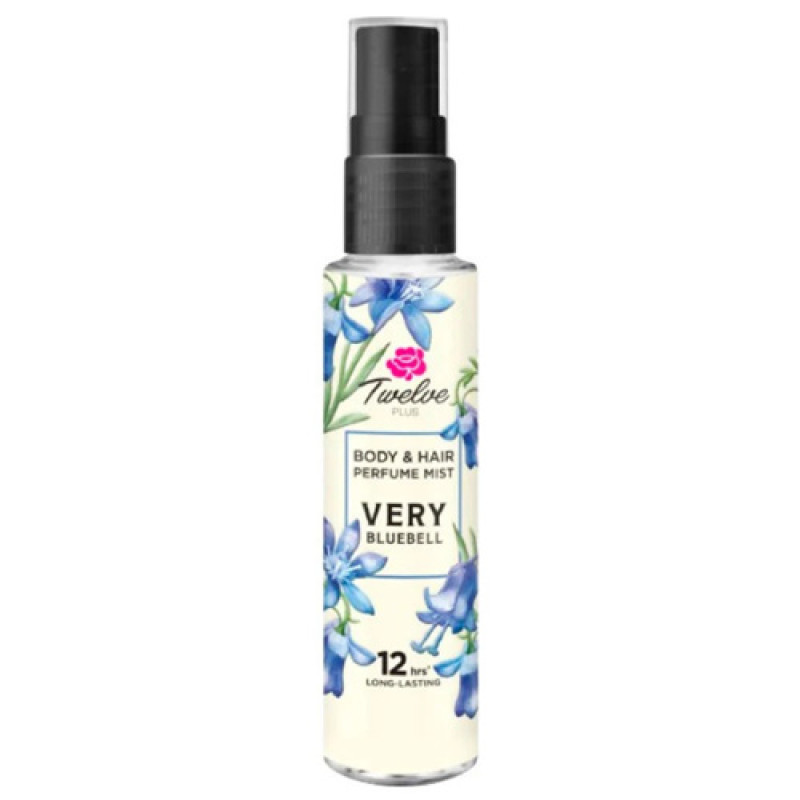 "TWELVE PLUS" Body and Hair Perfume Mist "VERY BLUEBELL" (25 ml.) - ทเวลฟ์ พลัส"