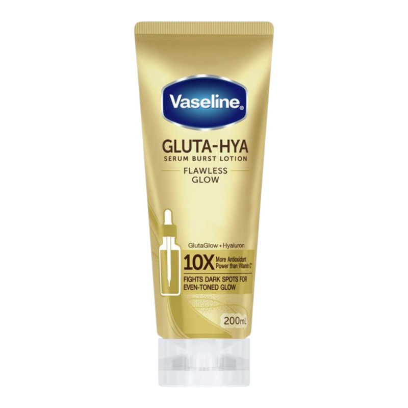 "VASELINE" Gluta-Hya Serum Burst UV Lotion Flawless Glow (200 ml.) - วาสลีน โลชั่น