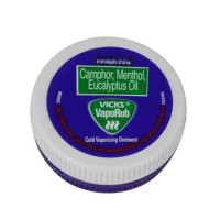 "VICKS VAPORUB" Chest Rub (10 g) - "วิคส์ วาโปรับ" ยาทาระเหยบรรเทาอาการคัดจมูก "VICKS VAPORUB" Chest Rub (10 g) - "วิคส์ วาโปรับ" ยาทาระเหยบรรเทาอาการคัดจมูก