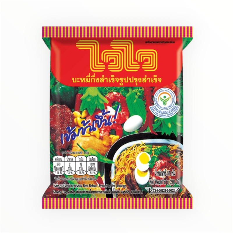 "WAI WAI" Oriental Style Instant Noodles  ( 60 grams) - ไวไว