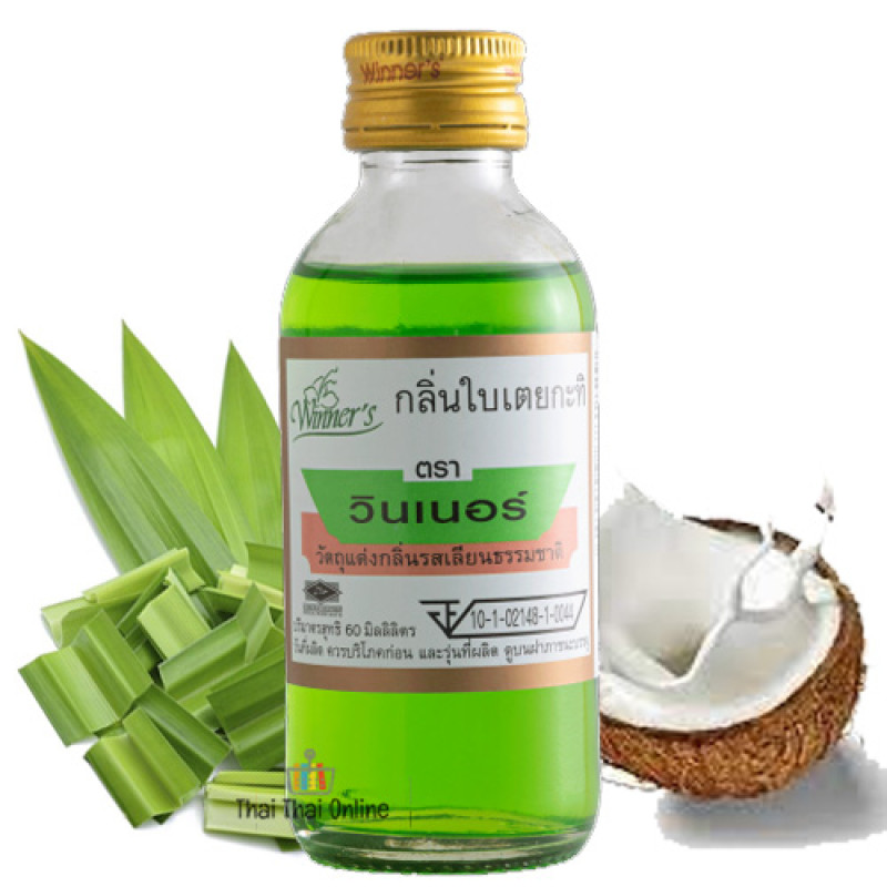 "Winner" Pandan-Coconut Essence (60 ml.) - กลิ่นใบเตยกะทิ