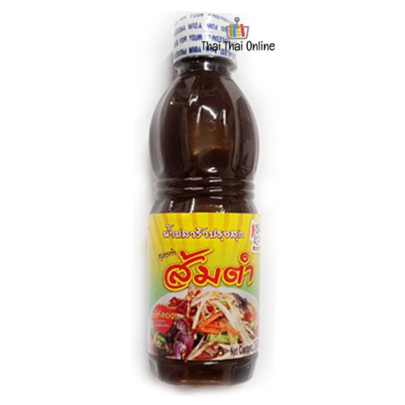 "ZAP VER" Strong Pickled Fish Sauce (290 ml) - ปลาร้า ส้มตำ