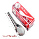 "ZEBRA" Stainless Steel SMALL Spoon - Desert Size ( 1 box 12 pcs) - ม้าลาย ช้อน