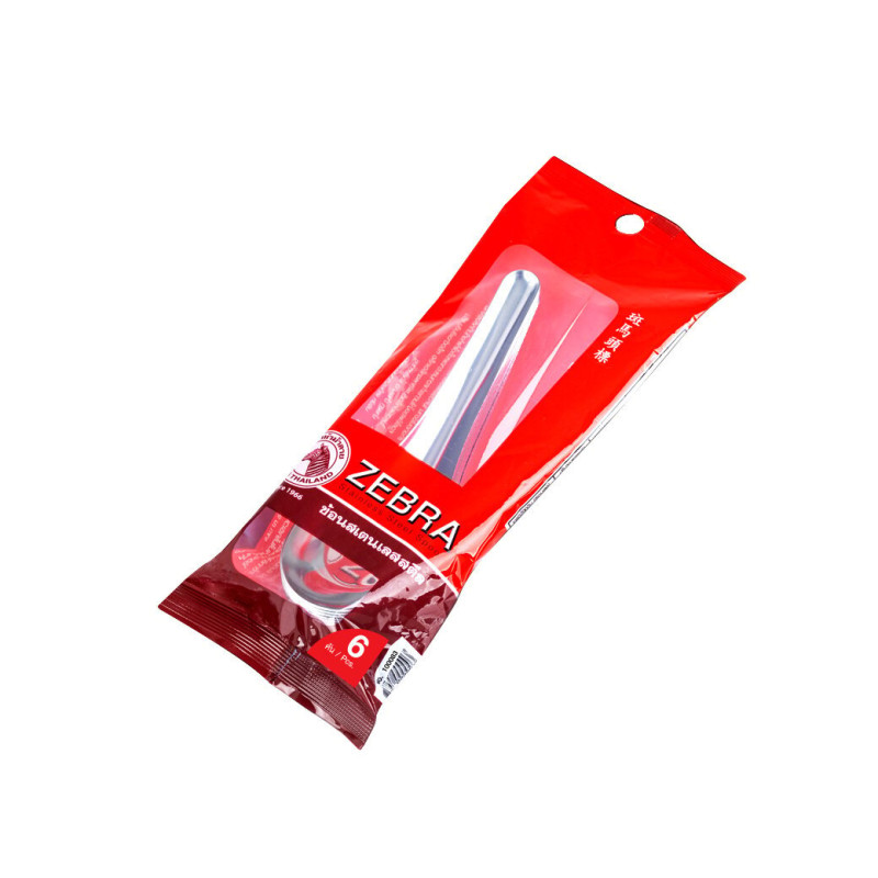"ZEBRA" Stainless Steel Spoon ( 1 bag 6 pcs) - ม้าลาย ช้อน